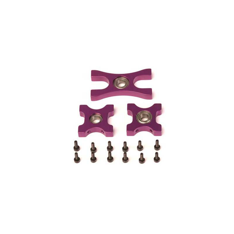 Accessoire pour hélicoptère radiocommandé SUPPORT ROULEMENT ALU AXE P.