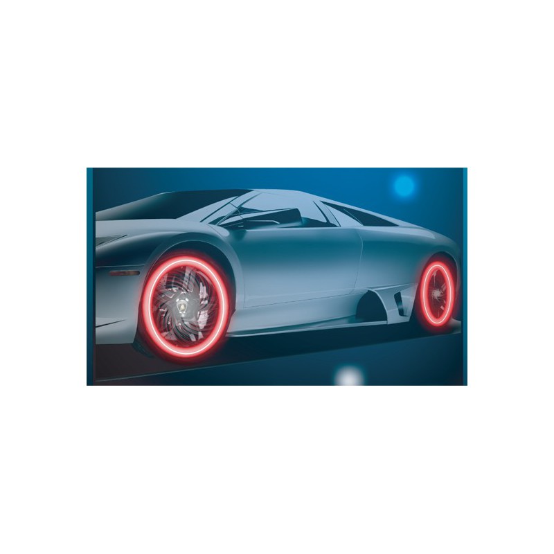 Accessoires pour voiture radiocommandée Eclairage Dynamique Roues 1/10