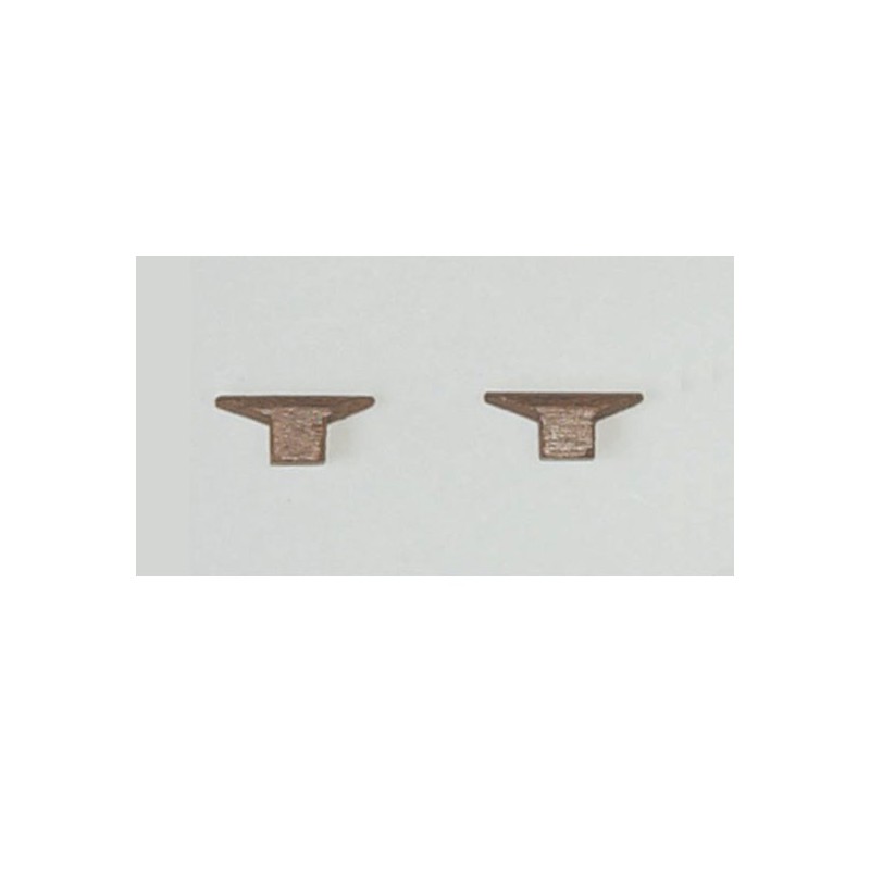 Accastillage de bateau Taquet en noyer 12x6mm