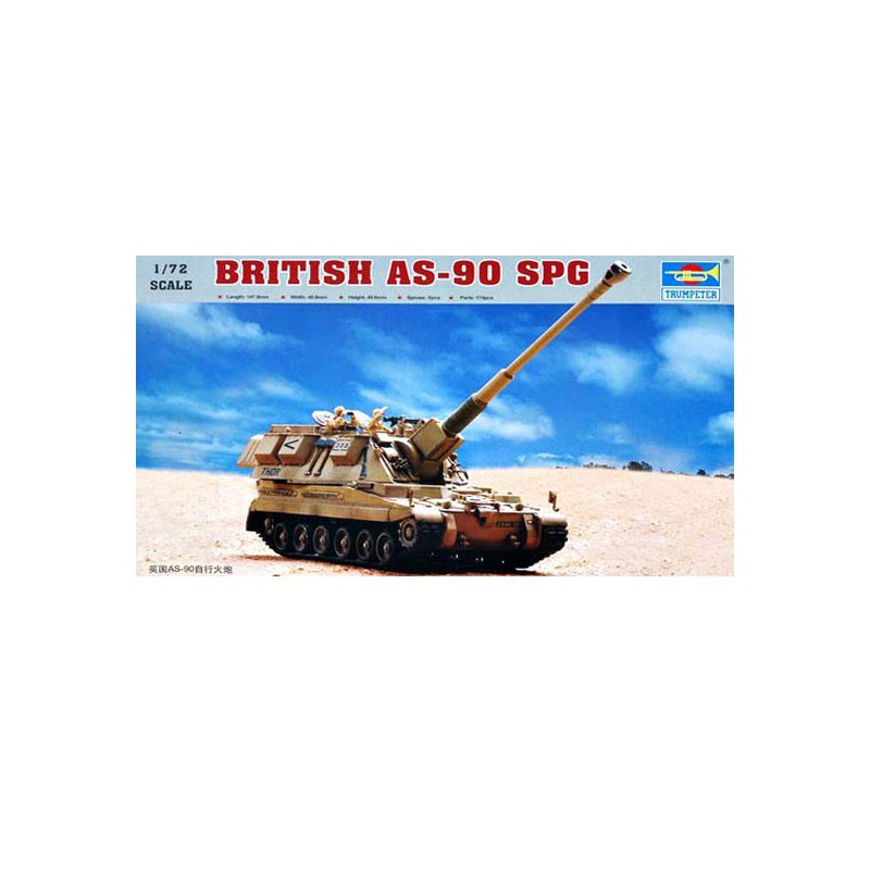 Maquette de Char en plastique BRITISH AS-90 SPG