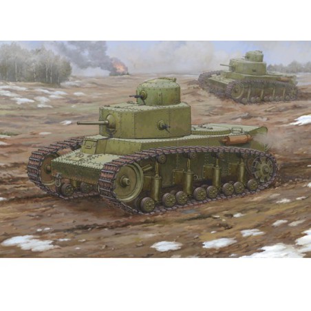 Maquette de Char en plastique Soviet T-12 Medium 1/35 Maquette de Char en plastique Soviet T-12 Medium 1/35