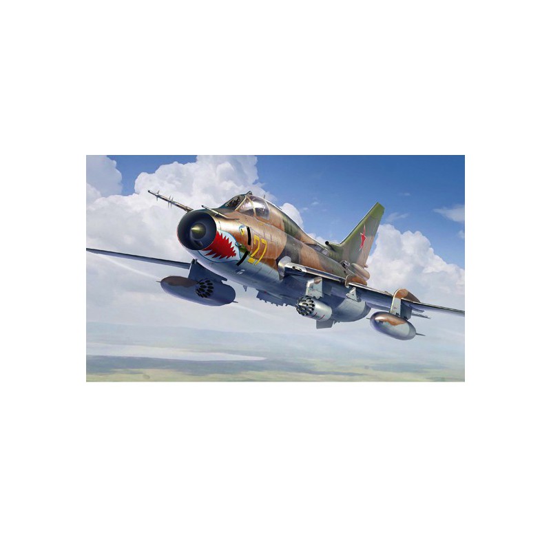 Maquette d'avion en plastique Su-17M4 Fitter k 1/48