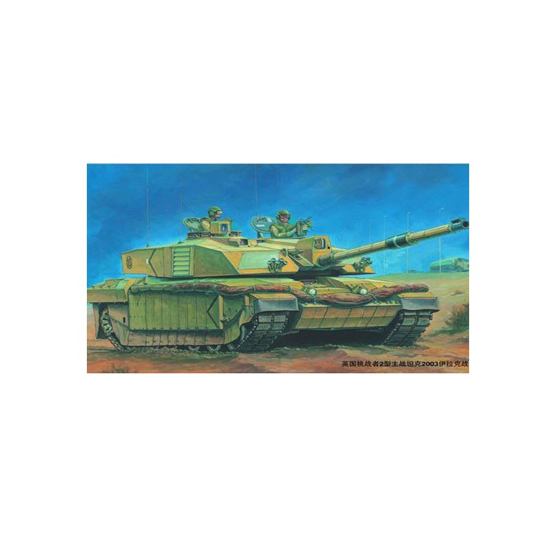 Maquette de Char en plastique CHALLENGER II MBT BASRA 2003 TELIC