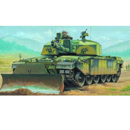 Maquette de Char en plastique CHALLENGER II MBT KFOR KOSOVO Maquette de Char en plastique CHALLENGER II MBT KFOR KOSOVO