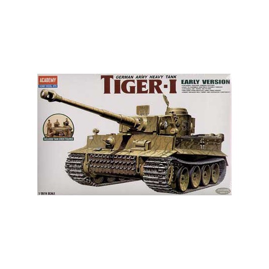Maquette de Char en plastique Tiger 1 Exterior 1/35