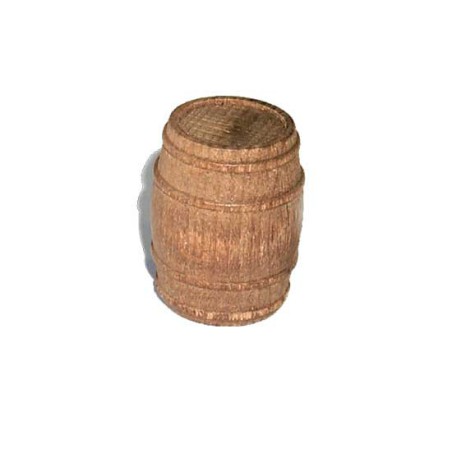 Accastillage de bateau Tonneau en noyer, hauteur 30mm Accastillage de bateau Tonneau en noyer, hauteur 30mm