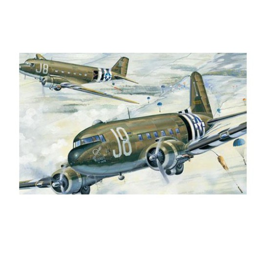 Maquette d'avion en plastique C-47A SKYTRAIN Maquette d'avion en plastique C-47A SKYTRAIN