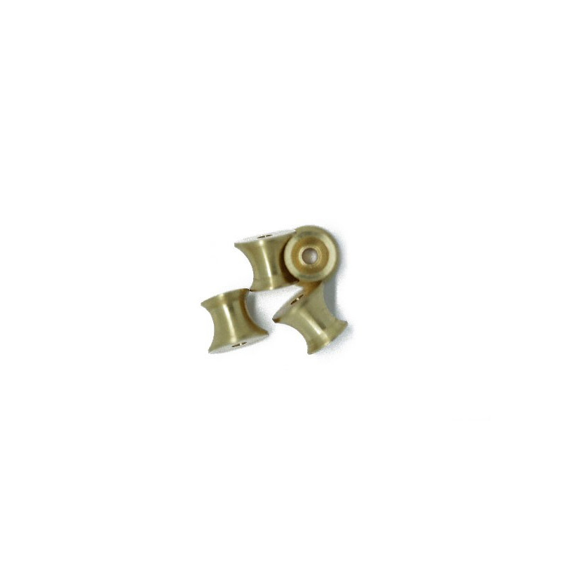 Accastillage de bateau Treuil en laiton 8x6,4mm (4pcs)