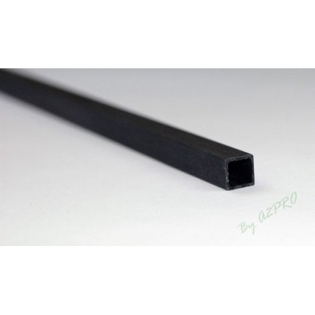 Matériau en carbone Tube carré/carré 5,0/6,0mm 1 mètre de long Matériau en carbone Tube carré/carré 5,0/6,0mm 1 mètre de long