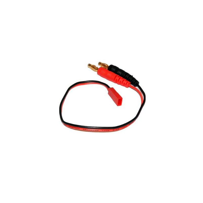 Chargeur pour accu pour appareil radiocommandé CABLE CHARGE BEC BANANE