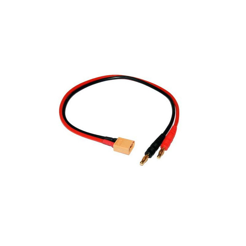 Chargeur pour accu pour appareil radiocommandé CABLE CHARGE XT60 BANANE