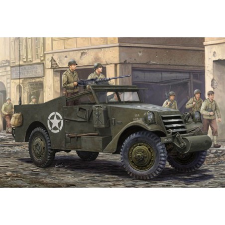 Maquette de Char en plastique U.S. M3A1 White Scout Car 1/35 Maquette de Char en plastique U.S. M3A1 White Scout Car 1/35