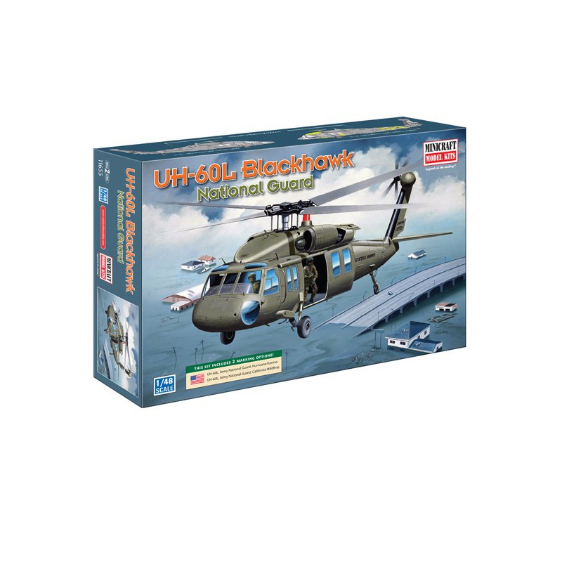 Maquette d'hélicoptère en plastique UH-60L Blackhawk 1/48