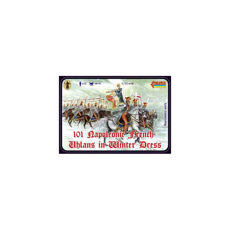 Figurine UHLANS FRANCAIS EN HIVERS 1/72