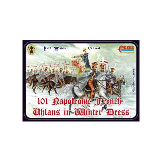 Figurine UHLANS FRANCAIS EN HIVERS 1/72
