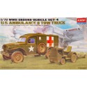 Maquette de camion en plastique US Dodge & Tractor 1/72 Maquette de camion en plastique US Dodge & Tractor 1/72