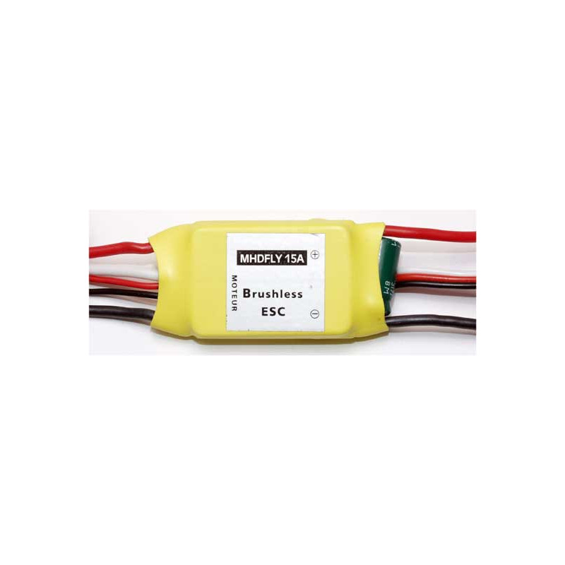 Moteur électrique radiocommandé VARIATEUR BRUSHLESS 15A