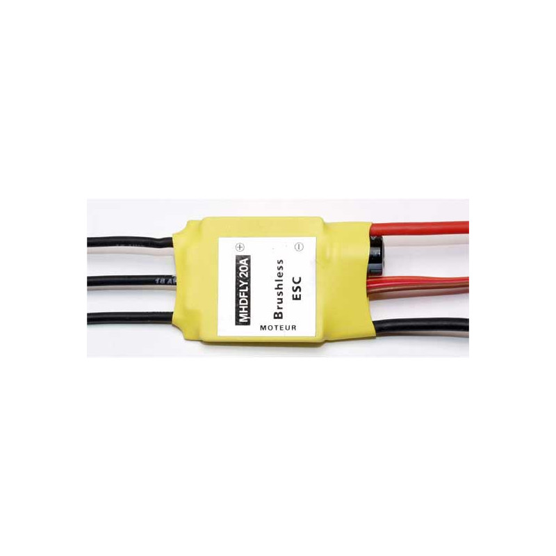 Moteur électrique radiocommandé VARIATEUR BRUSHLESS 20A