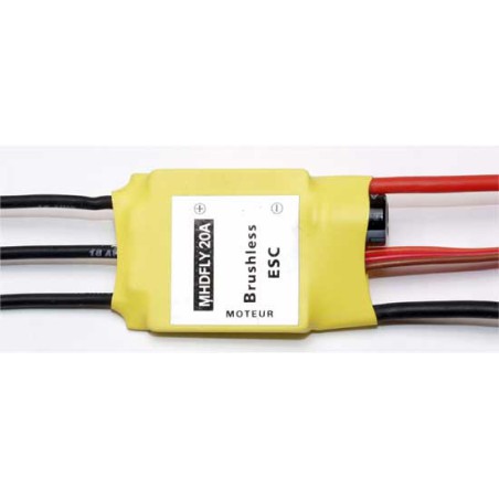 Moteur électrique radiocommandé VARIATEUR BRUSHLESS 20A Moteur électrique radiocommandé VARIATEUR BRUSHLESS 20A