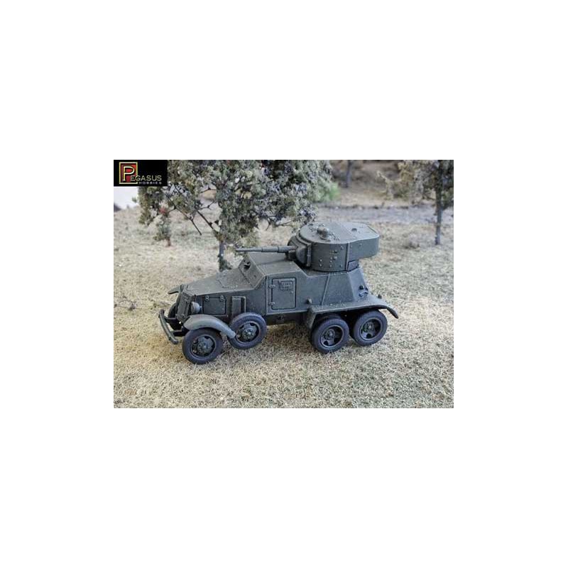 Maquette de Char en plastique BA-6 Armoured Car 1/72