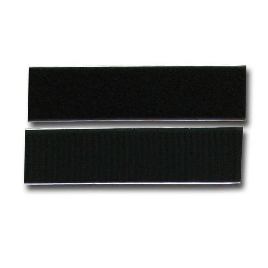 Accessoire embarqué Velcro autocollant noir 50mm x 20cm Accessoire embarqué Velcro autocollant noir 50mm x 20cm