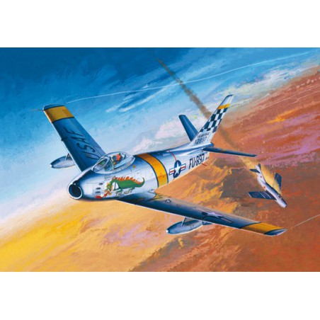 Maquette d'avion en plastique F-86F Sabre Korean war 1/72 Maquette d'avion en plastique F-86F Sabre Korean war 1/72