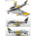 Maquette d'avion en plastique F-86F Sabre Korean war 1/72 Maquette d'avion en plastique F-86F Sabre Korean war 1/72