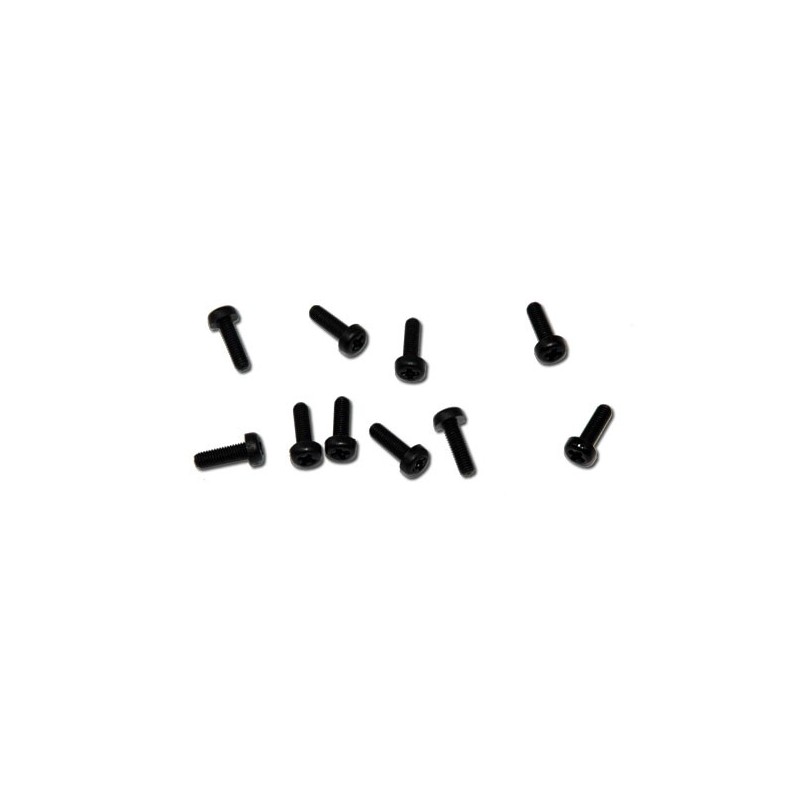 Visserie Vis TC nylon noire M3x10 (10 pcs)