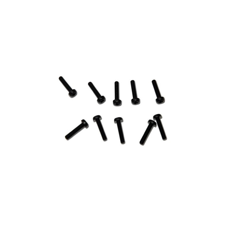 Visserie Vis TC nylon noire M3x15 (10 pcs)