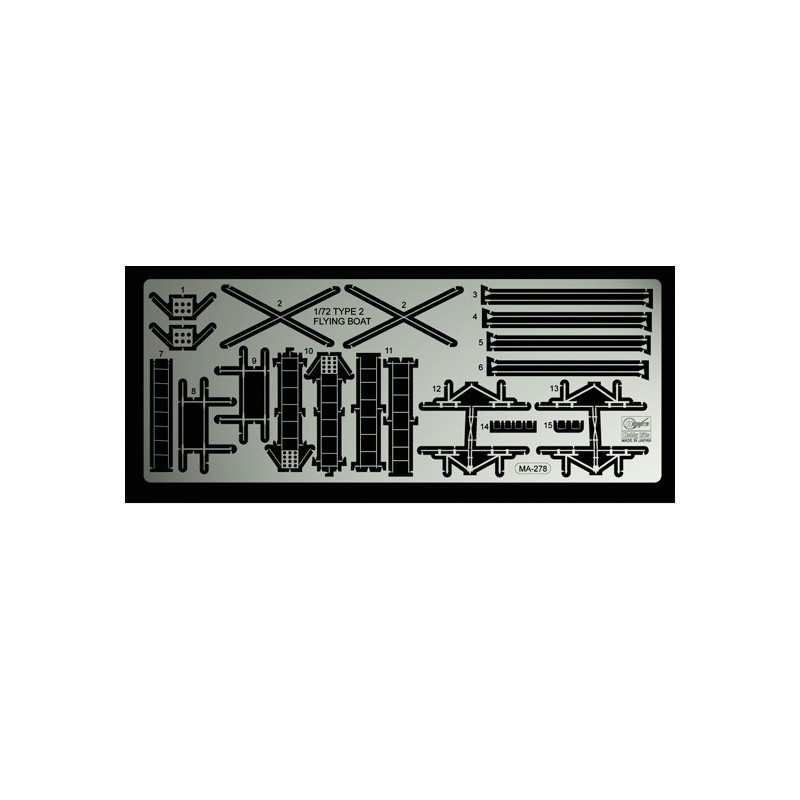 Maquette d'avion en plastique Photo Découpe H8K2 1/72