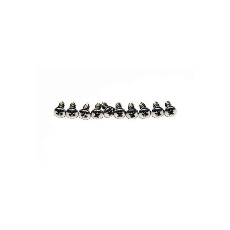 Visserie Vis Tole Inox Tête Bombée Pozi M2.9x16 (10 pcs)
