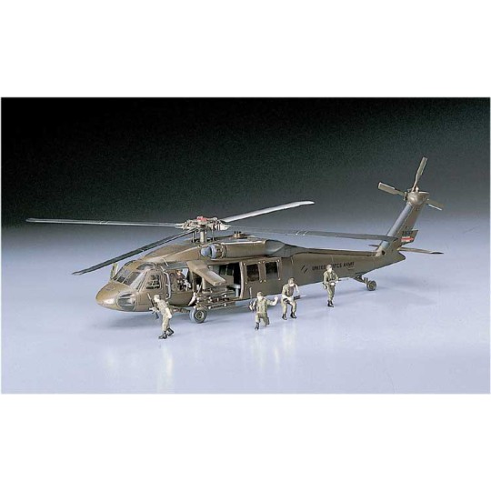 Maquette d'hélicoptère en plastique UH-60A BLACK HAWK (D3) 1/72 Maquette d'hélicoptère en plastique UH-60A BLACK HAWK (D3) 1/72