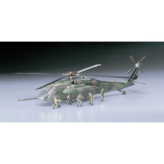 Maquette d'hélicoptère en plastique HH-60 D NIGHT HAWK (D7)1/72 Maquette d'hélicoptère en plastique HH-60 D NIGHT HAWK (D7)1/72