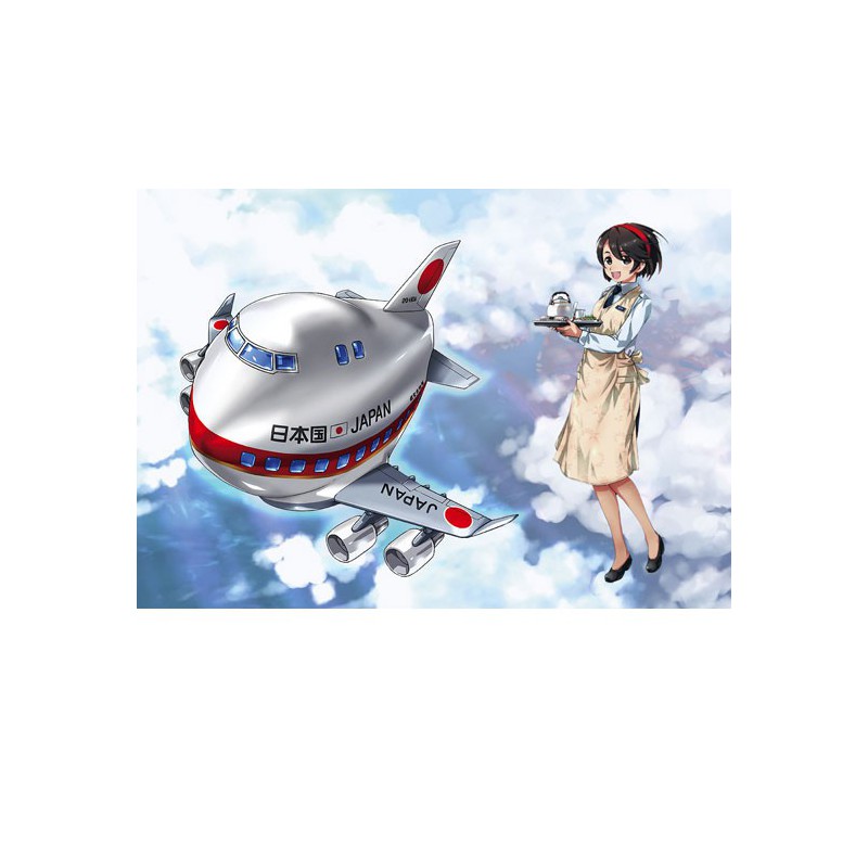 Maquette d'avion en plastique B747-400 Egg Plane