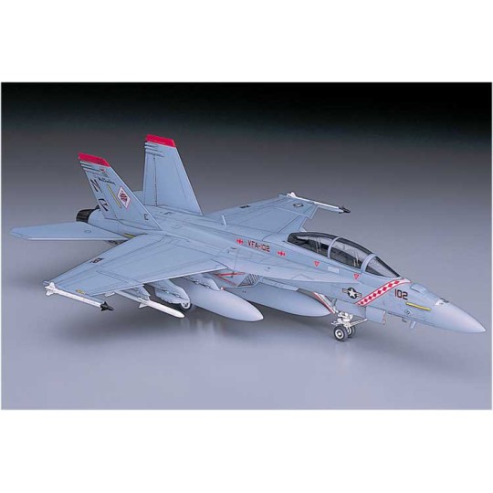 Maquette d'avion en plastique F/A-18F Super Hornet (E18)1/72