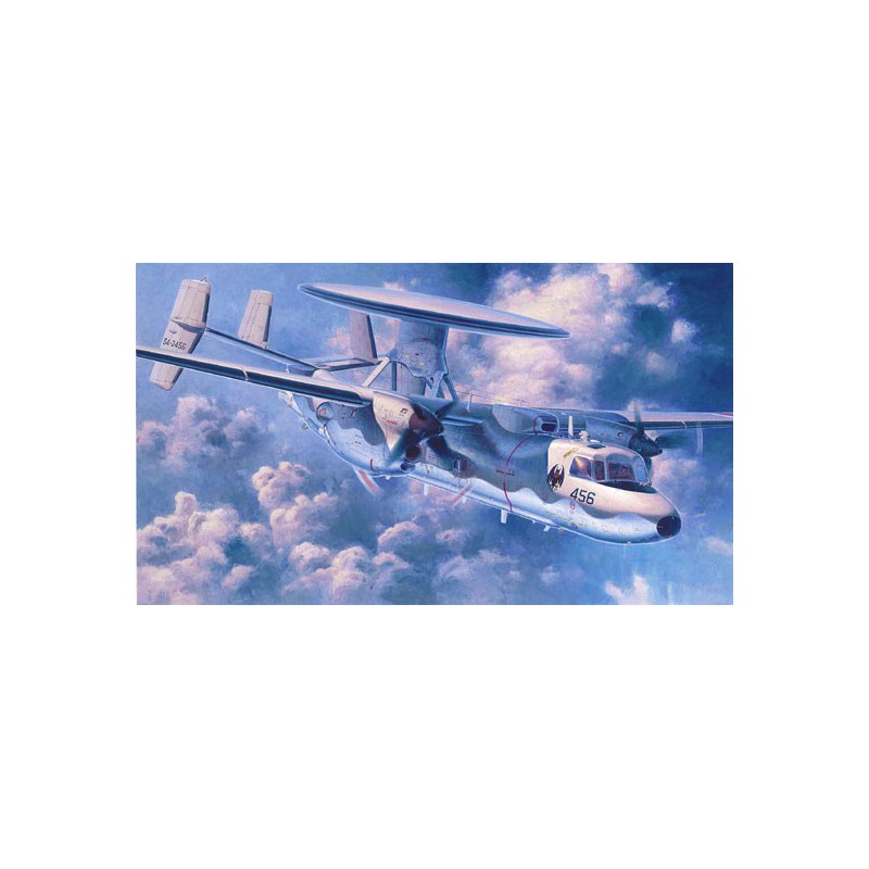 Maquette d'avion en plastique E-2C HAWKEYE J.A.S.D.F. 1/72