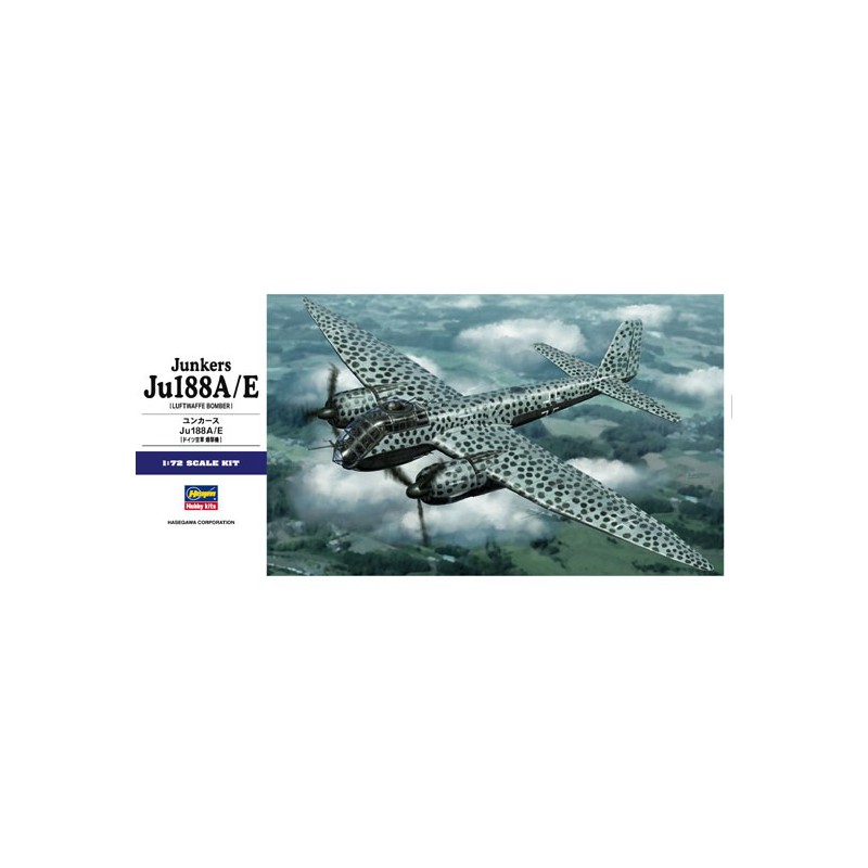 Maquette d'avion en plastique JUNKERS Ju188A/E 1/72