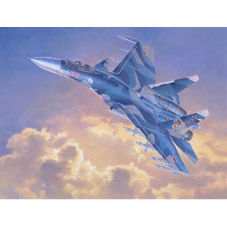 Maquette d'avion en plastique Su-33 FLANKER D 1/72 Maquette d'avion en plastique Su-33 FLANKER D 1/72