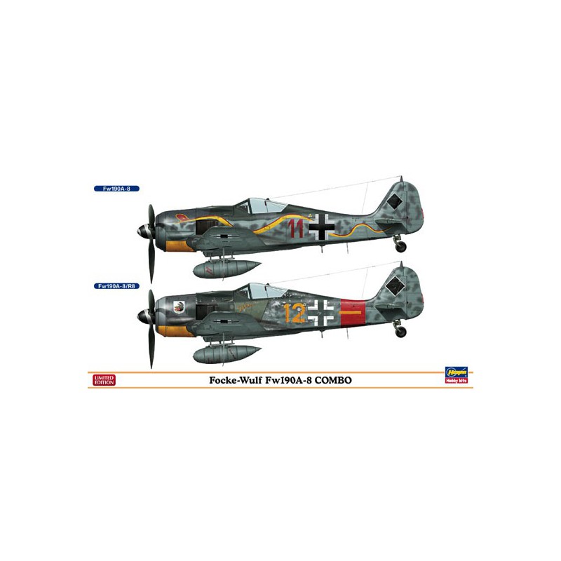 Maquette d'avion en plastique Fw190A-8 COMBO1/72