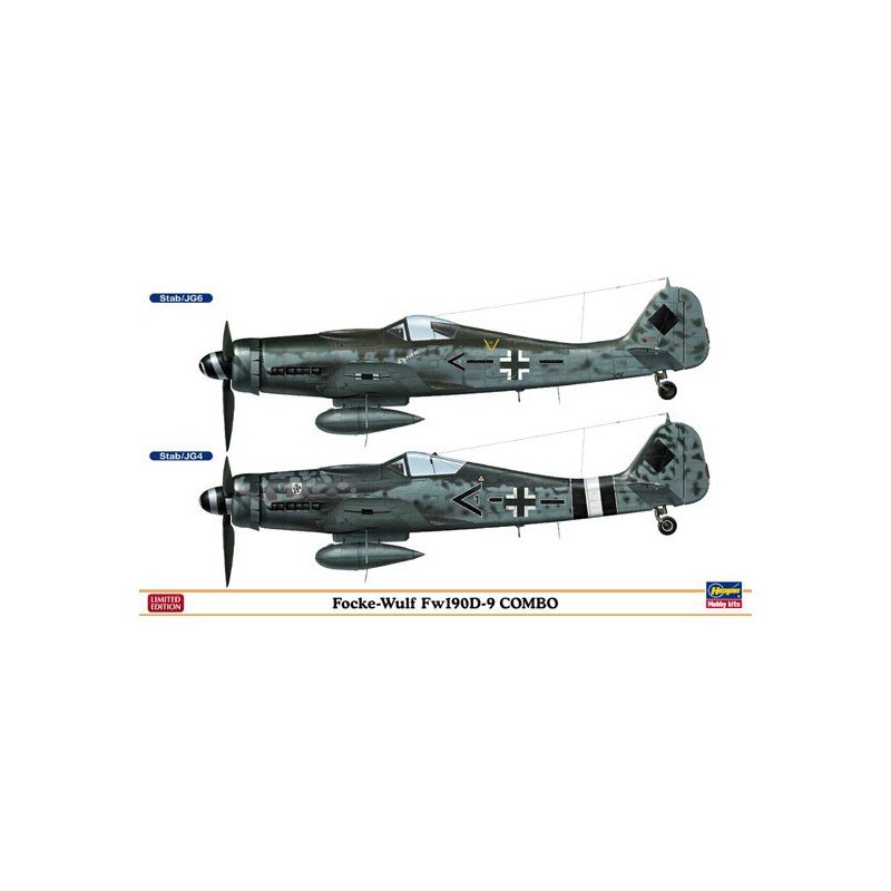 Maquette d'avion en plastique Fw190D-9 COMBO 1/72
