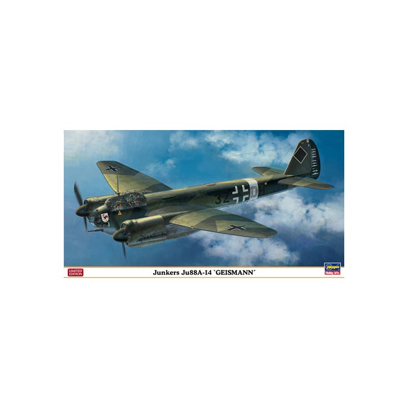 Maquette d'avion en plastique Ju88A-14 GEISMANN 1/72