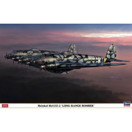 Maquette d'avion en plastique He111Z-2LONG-RANGE BOMBER Maquette d'avion en plastique He111Z-2LONG-RANGE BOMBER