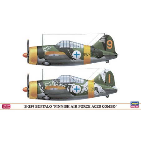 Maquette d'avion en plastique Combo B-239 BUFFALO FINNISH AF Maquette d'avion en plastique Combo B-239 BUFFALO FINNISH AF