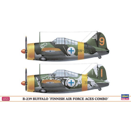 Maquette d'avion en plastique Combo B-239 BUFFALO FINNISH AF Maquette d'avion en plastique Combo B-239 BUFFALO FINNISH AF