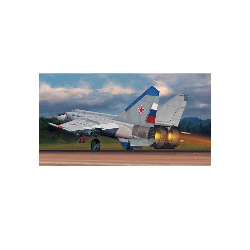 Maquette d'avion en plastique MIG-25PD FOXBAT 1/72