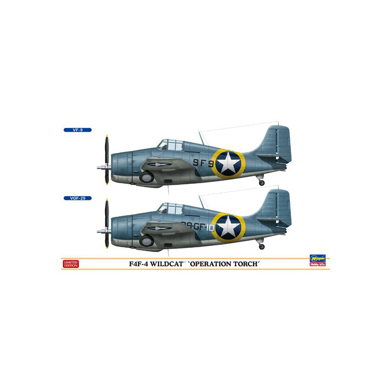 Maquette d'avion en plastique F4F-4 Wildcat Combo 1/72