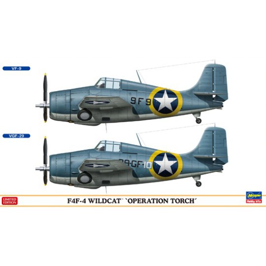 Maquette d'avion en plastique F4F-4 Wildcat Combo 1/72 Maquette d'avion en plastique F4F-4 Wildcat Combo 1/72