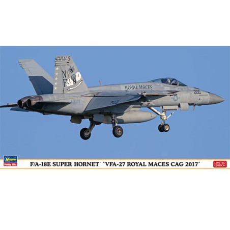 Maquette d'avion en plastique F/A-18E VFA-27 1/72 Maquette d'avion en plastique F/A-18E VFA-27 1/72