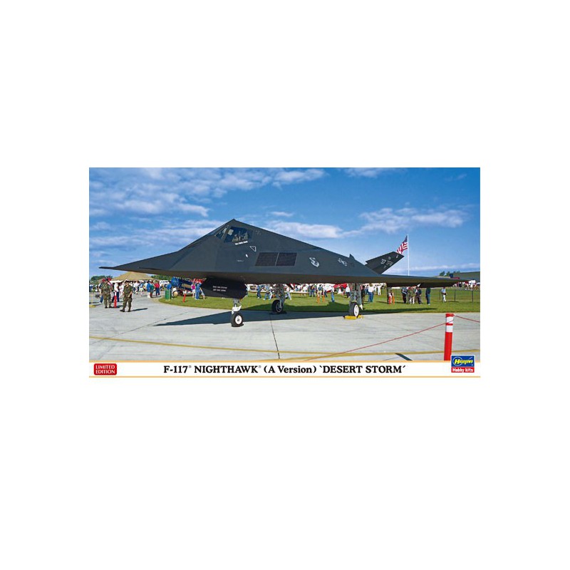 Maquette d'avion en plastique F-117 Desert Storm 1/72