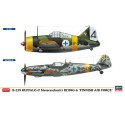 Maquette d'avion en plastique B-239 BUFFALO & Messerschmitt Bf109G-6 1/72 Maquette d'avion en plastique B-239 BUFFALO & Messerschmitt Bf109G-6 1/72